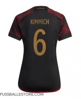 Günstige Deutschland Joshua Kimmich #6 Auswärtstrikot Damen WM 2022 Kurzarm